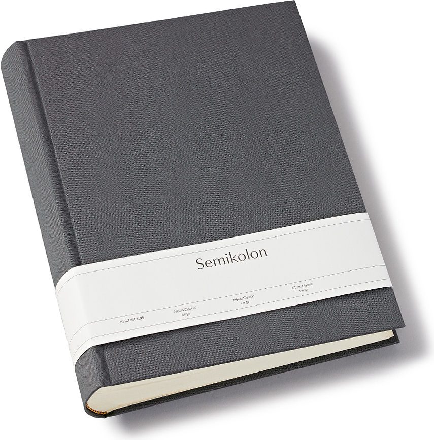 Uni Classic Album za fotografije veliki tamnosivi