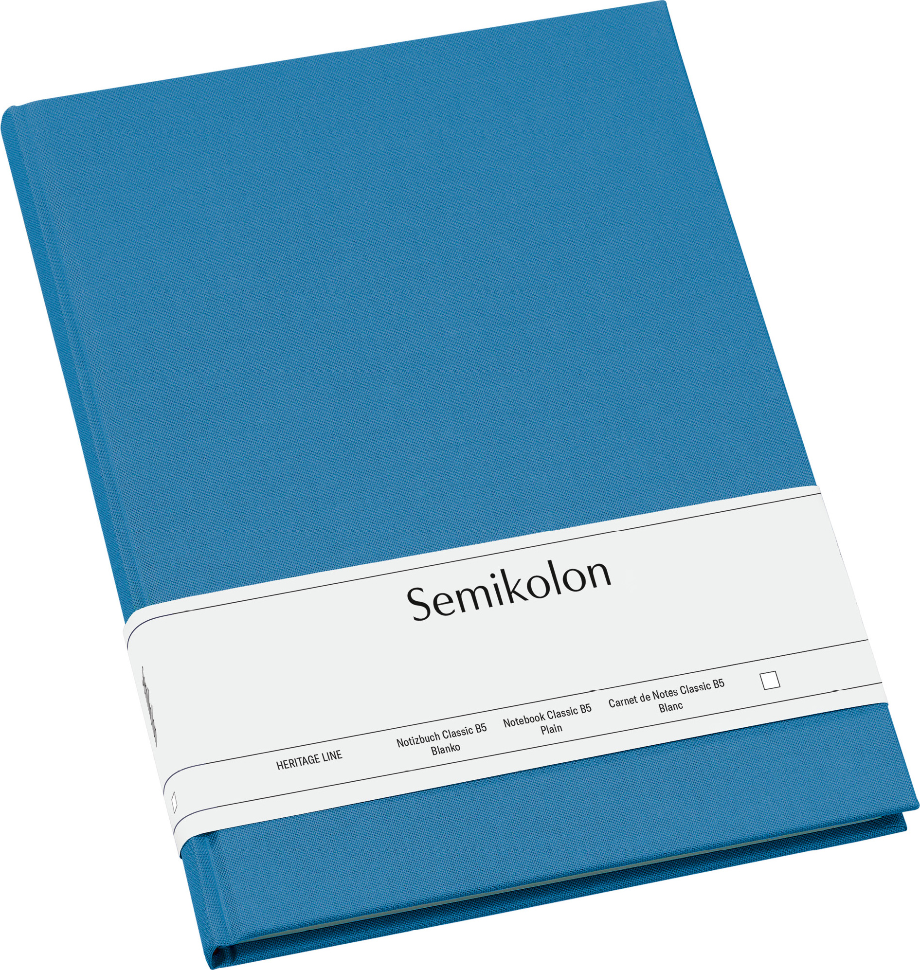 Uni Classic Blanko Notizbuch A4 blau