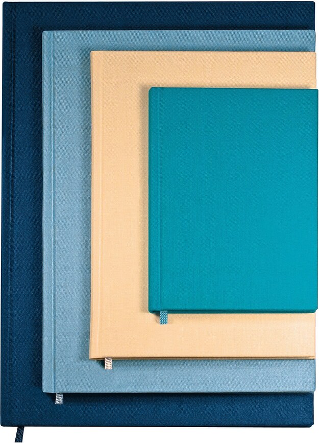 Uni Classic Carnet uni, format A4, vert foncé