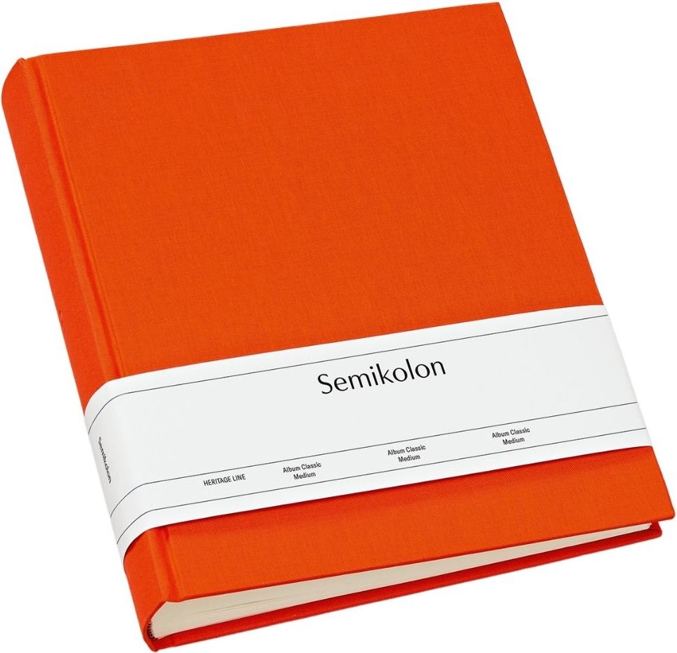 Uni Classic Fotoalbum mittel orangefarben