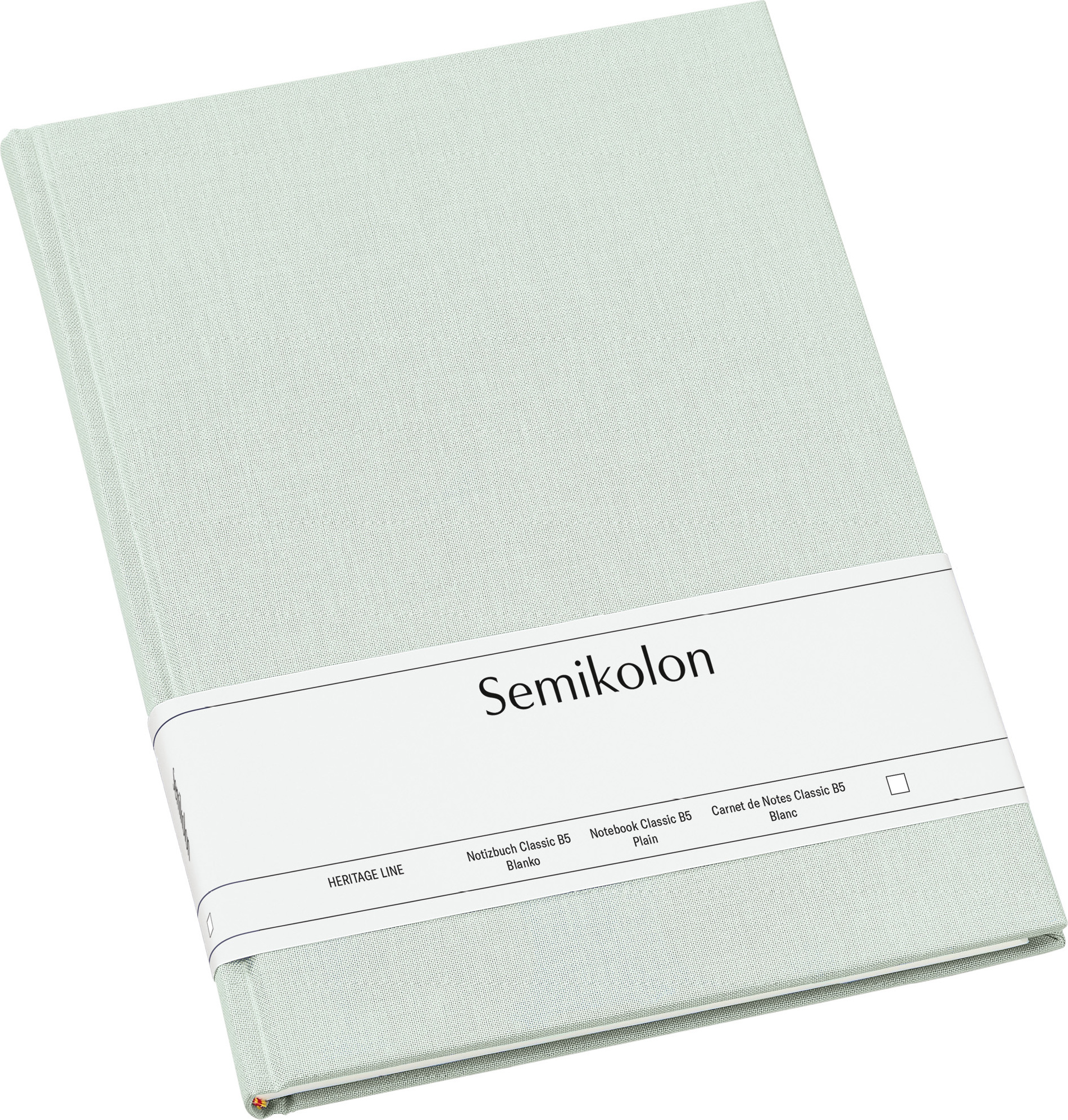 Uni Classic Liniertes Notizbuch A4 mintgrün