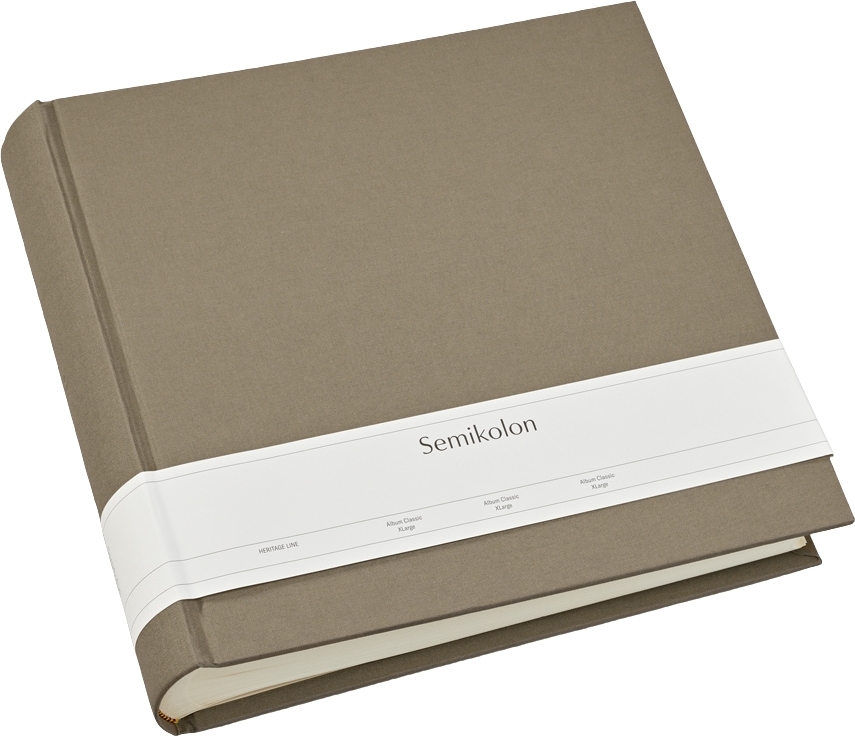 Uni Classic XL Fotoalbum, braungrau