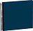 Uni Economy Album Photo à pages noires, moyen, bleu marine