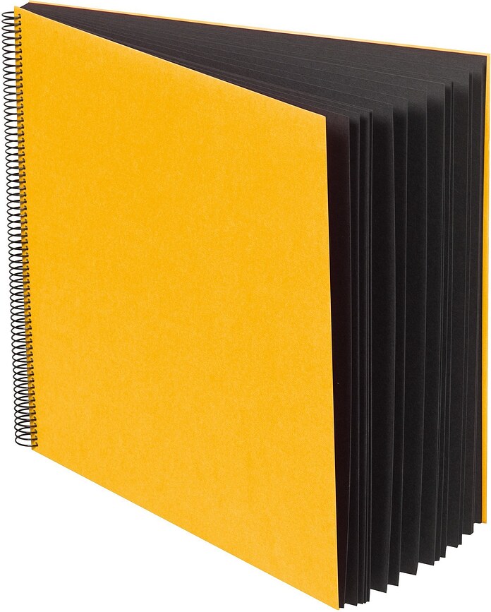 Uni Economy Album Photo grand, vert foncé, avec pages noires