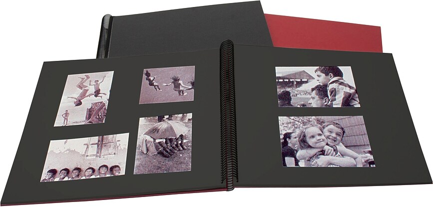 Uni Economy Album Photo grand, vert foncé, avec pages noires