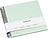 Uni Economy Album Photo moyen, menthe, avec pages blanches