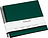 Uni Economy Album Photo moyen, vert foncé, avec pages noires