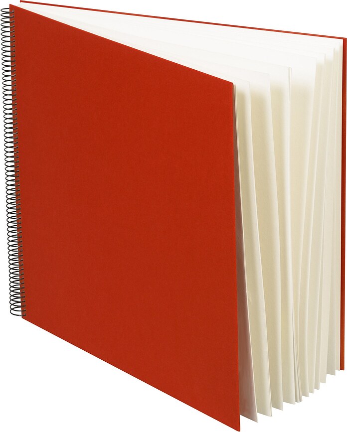 Uni Economy Album Photo petit, rose, avec pages blanches