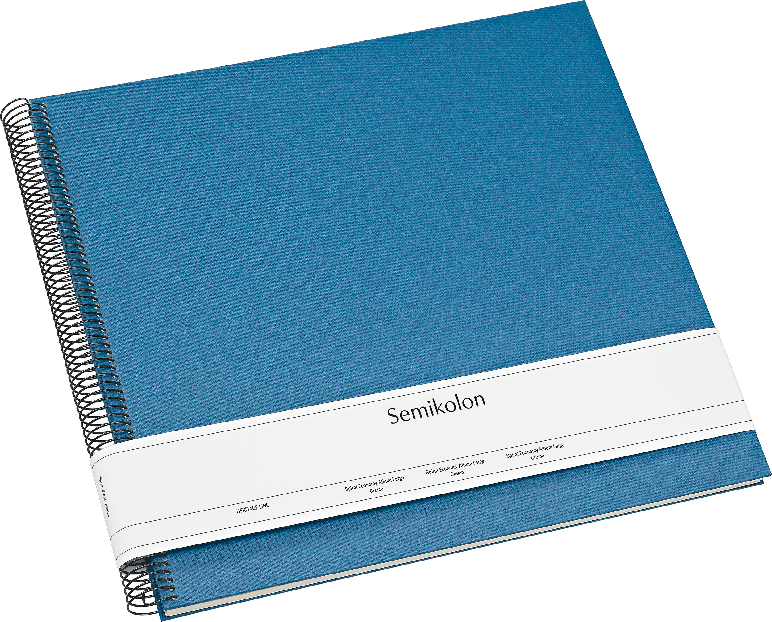 Uni Economy Fotoalbum groß blau mit weißen Karten