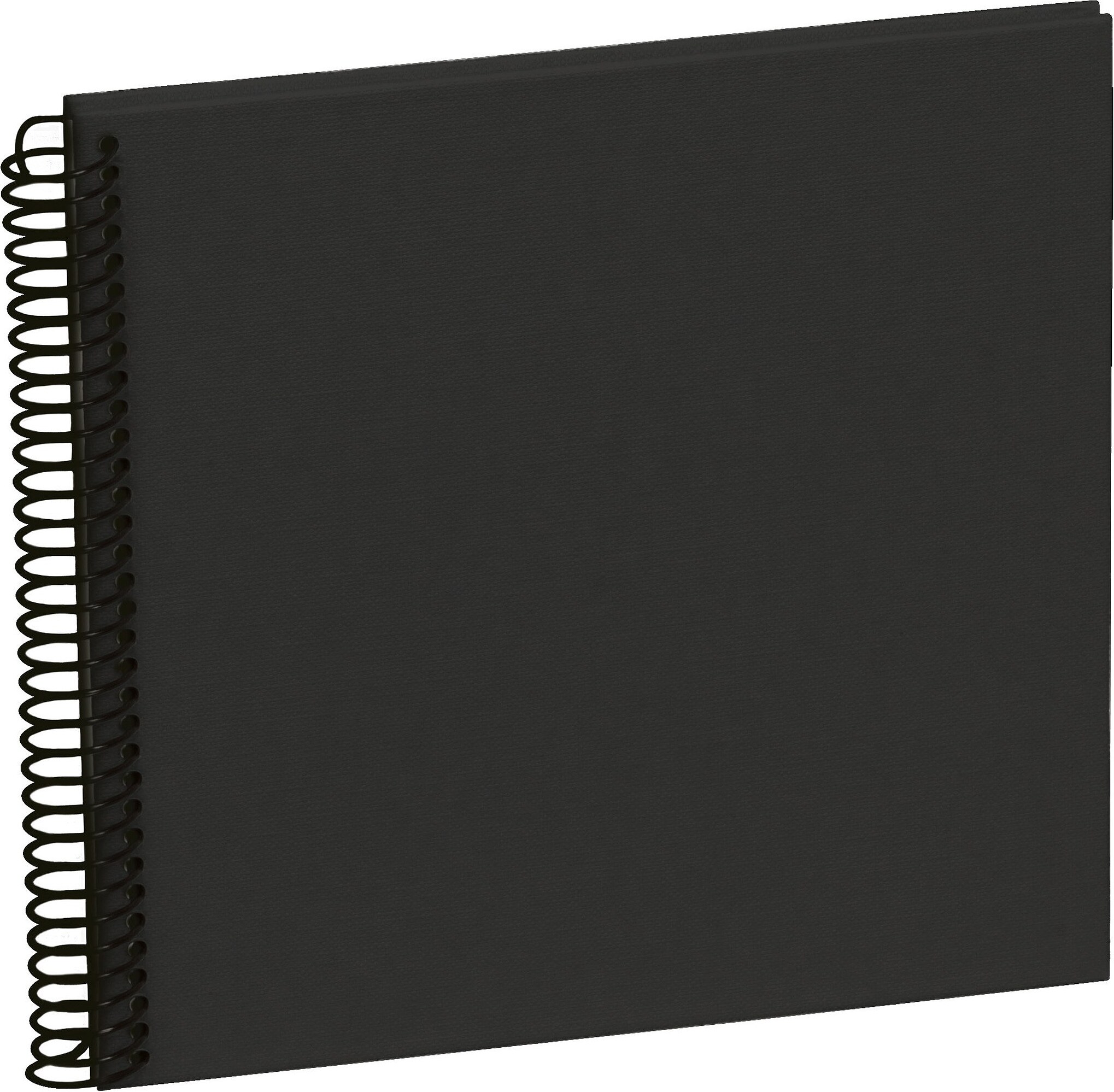 Uni Economy Fotoalbum klein schwarz mit schwarzen Karten