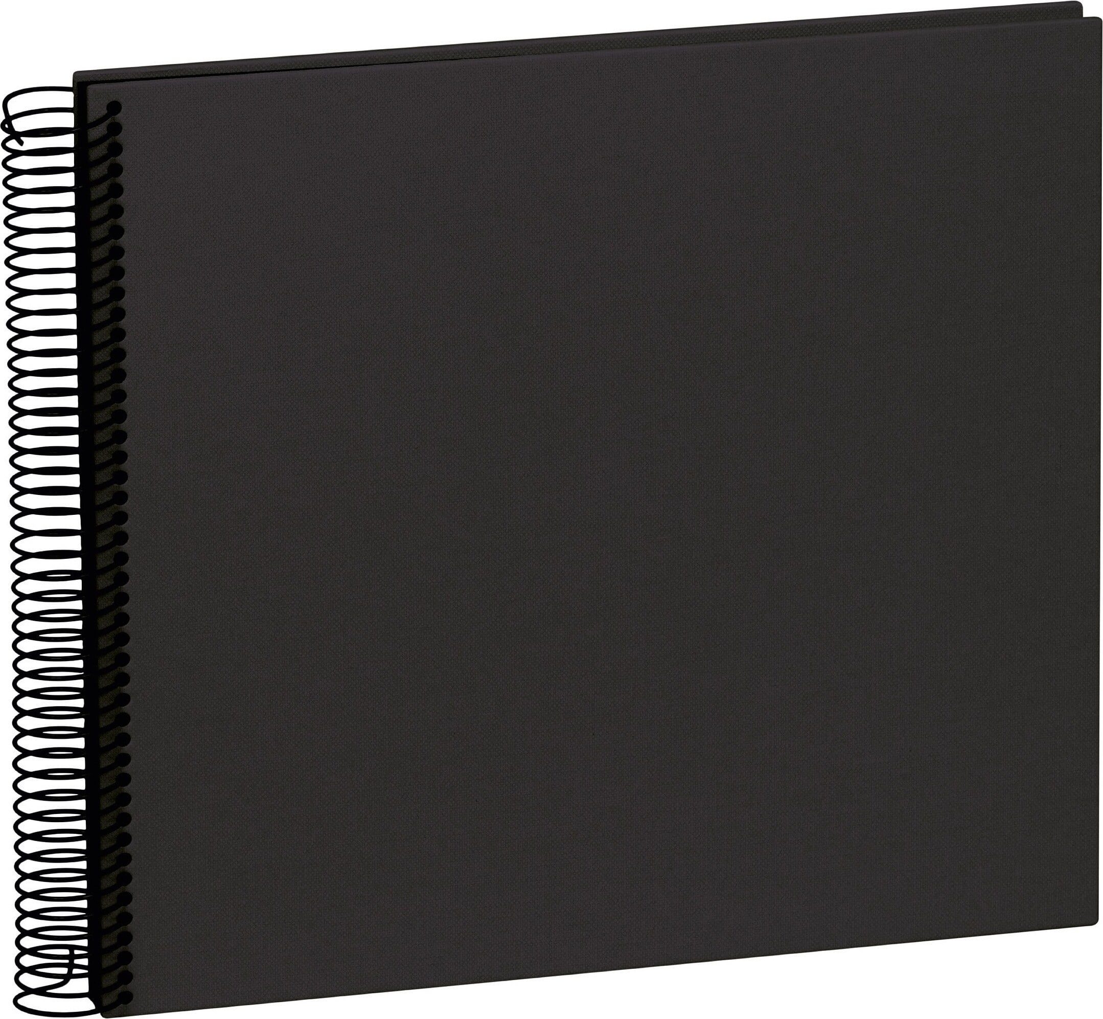 Uni Economy Fotoalbum mittel schwarz mit schwarzen Karten