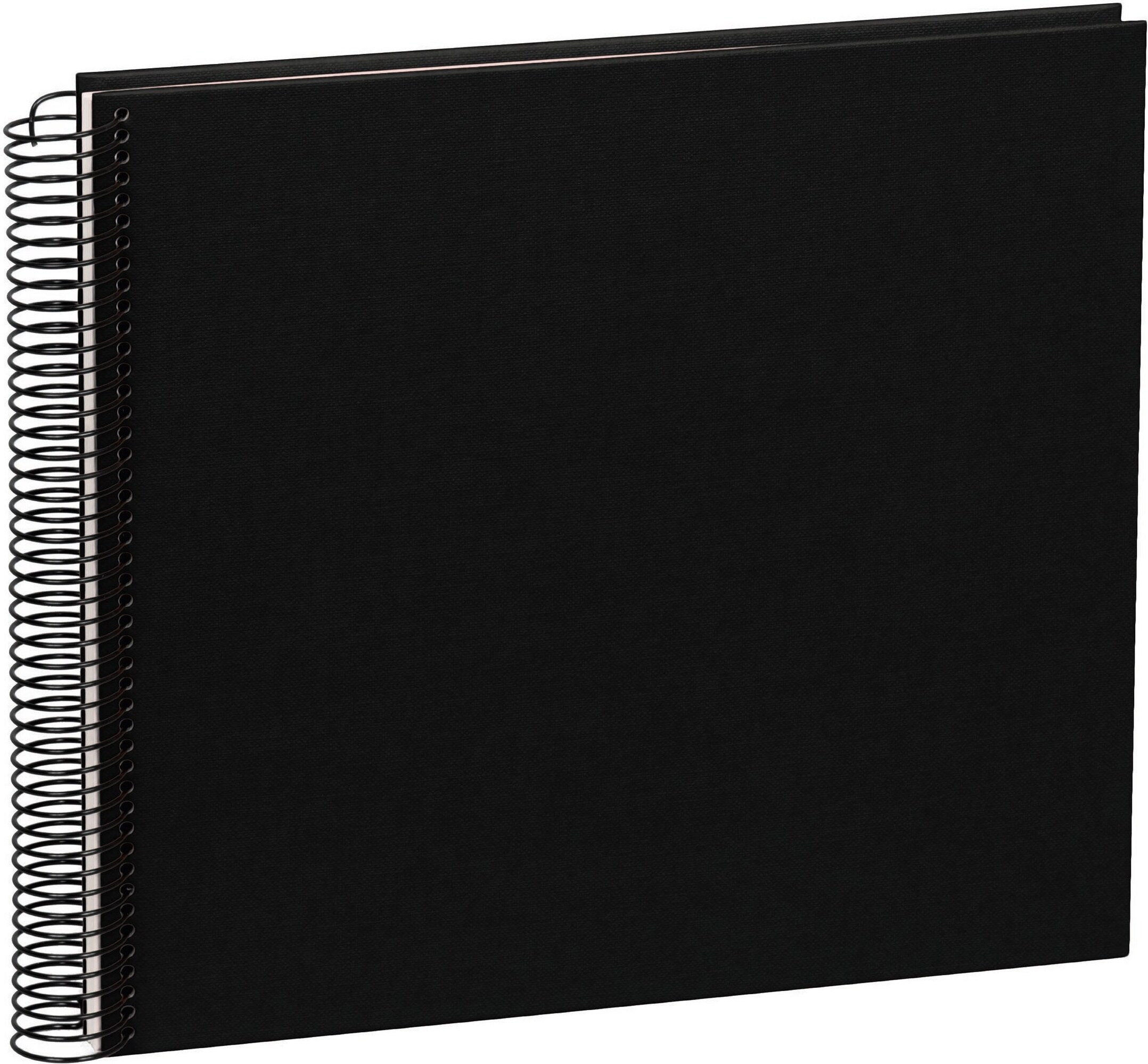 Uni Economy Fotoalbum mittel schwarz mit weißen Karten