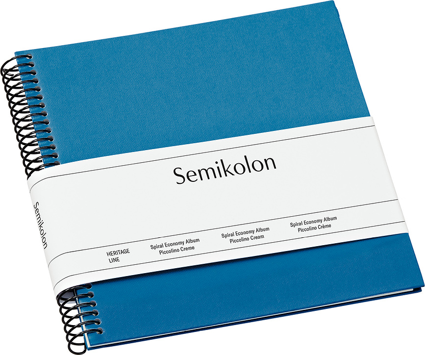 Uni Economy Photo album small blue with white card