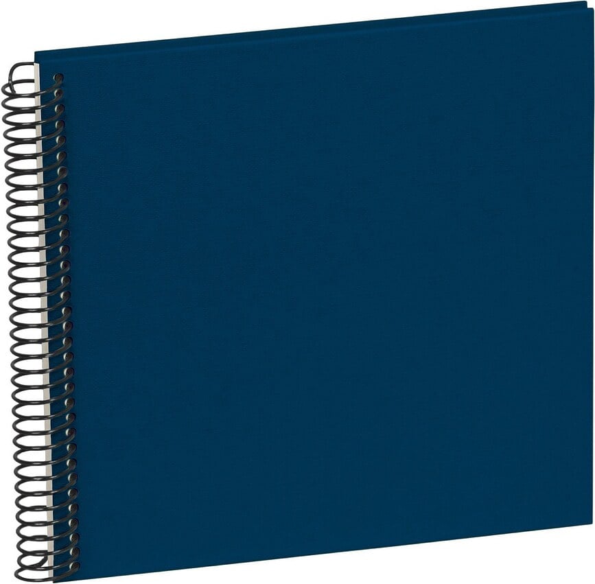 Uni Economy Photo album small navy blue with white card