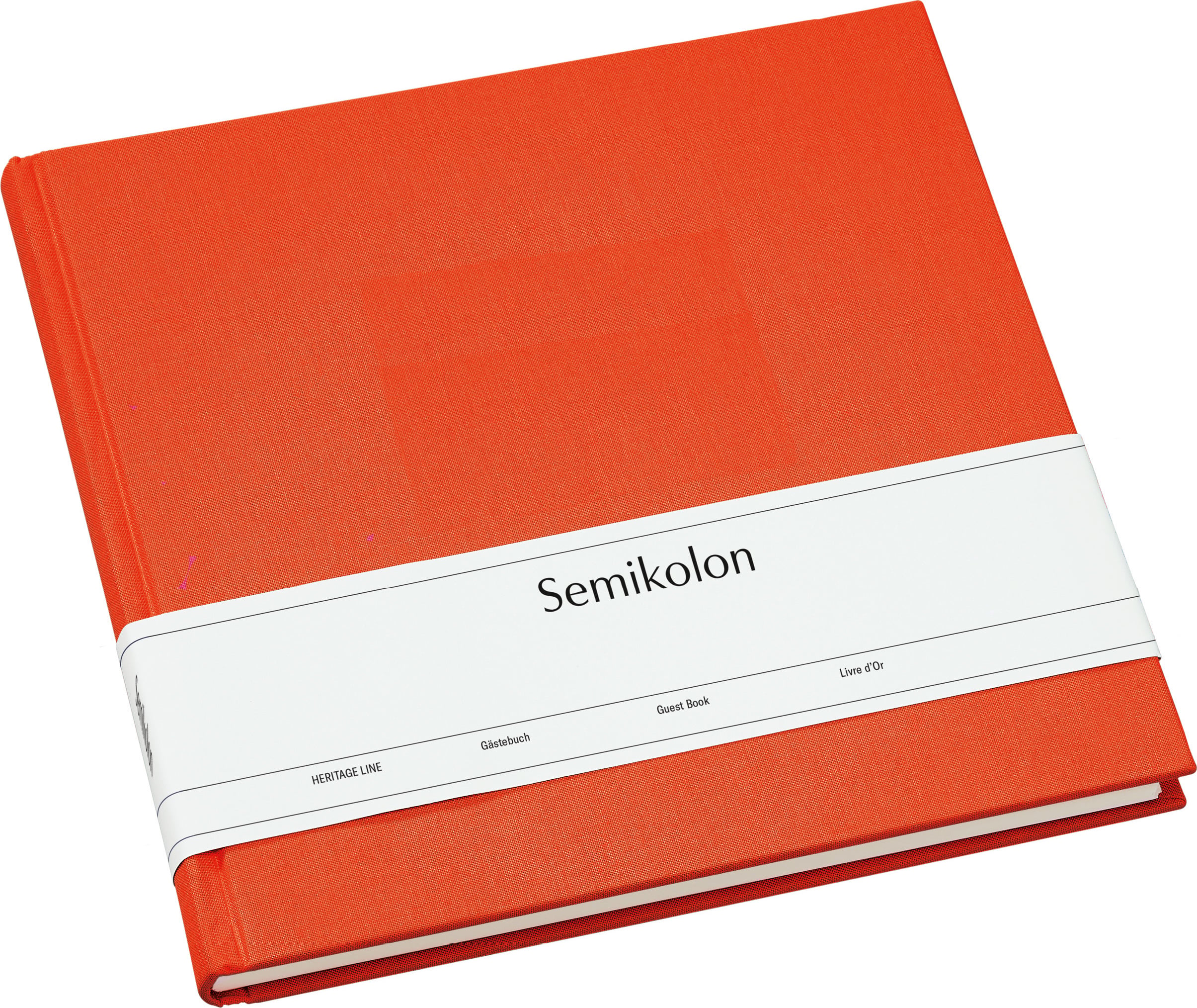 Uni Eternity Gästebuch orangefarben