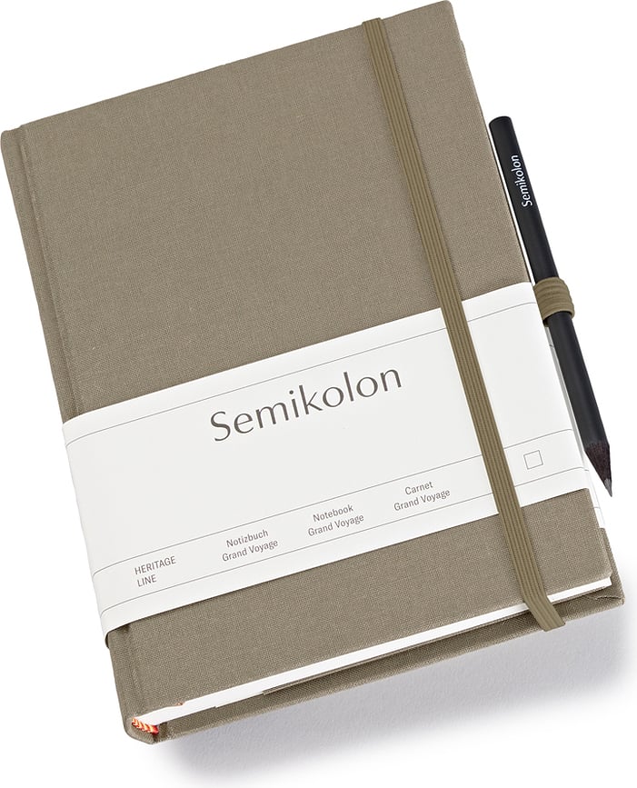 Uni Grand Voyage Potovalni notes, rjavo-siv