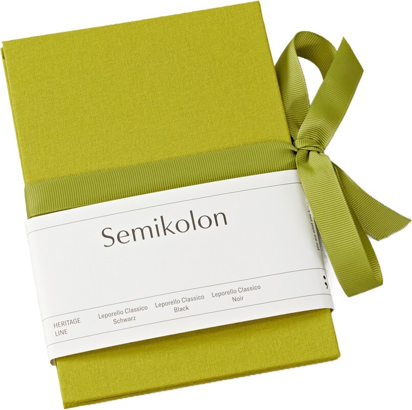 Uni Leporello Fotoalbum, vertikal, matcha grün