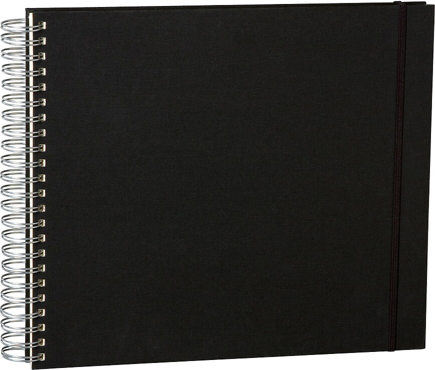 Uni Maxi Fotoalbum, svarta sidor, svart