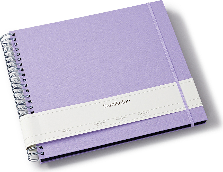 Uni Maxi Mucho Album lila s crnim stranicama