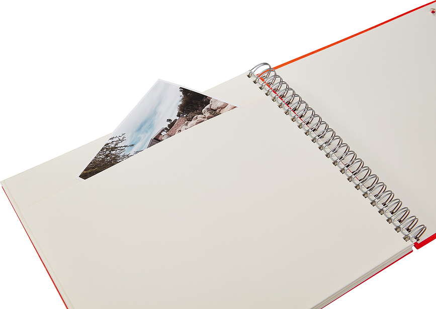 Uni Maxi Mucho Album Photo avec pages blanches, gris-brun