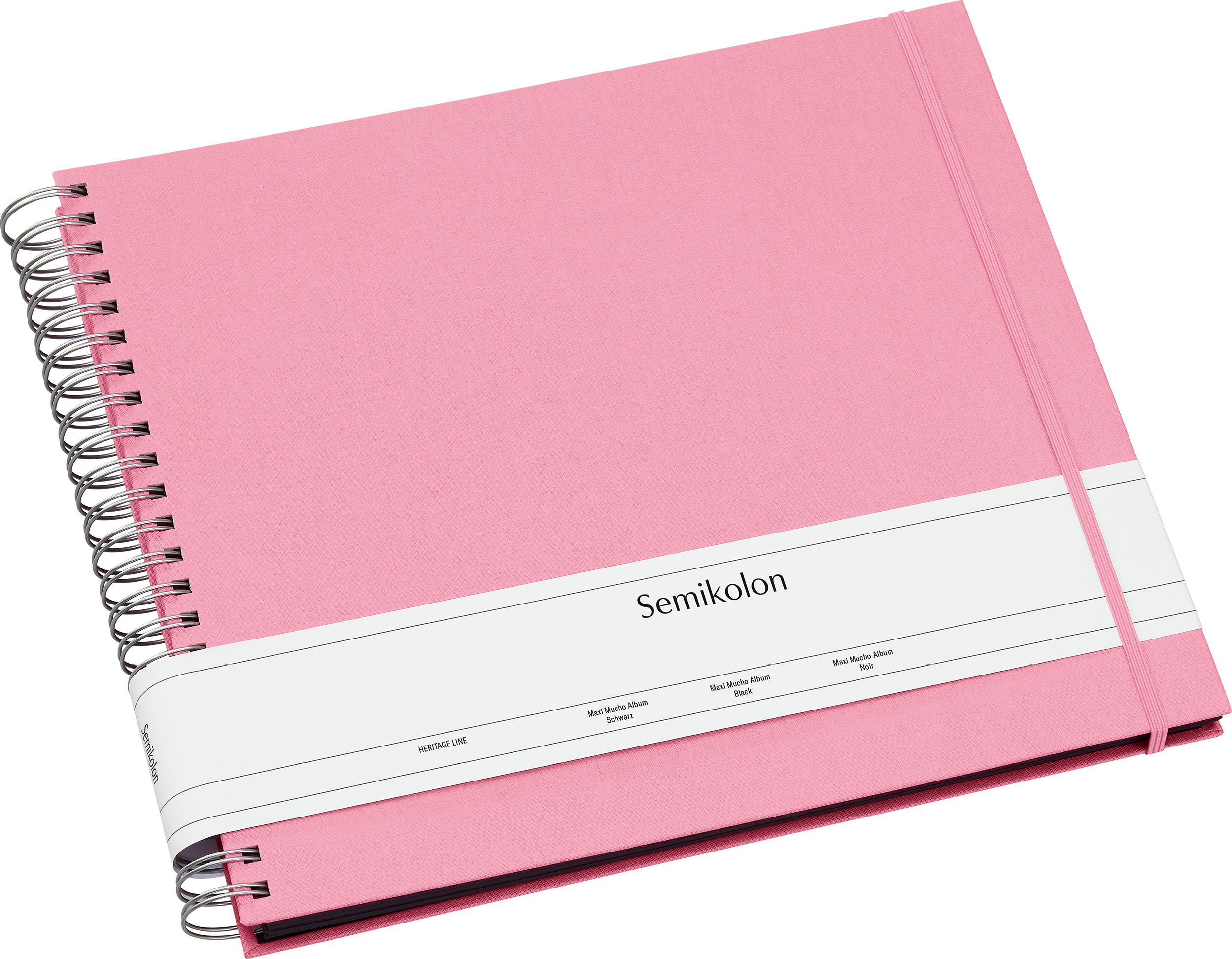 Uni Maxi Mucho Fotoalbum rosa mit schwarzen Karten