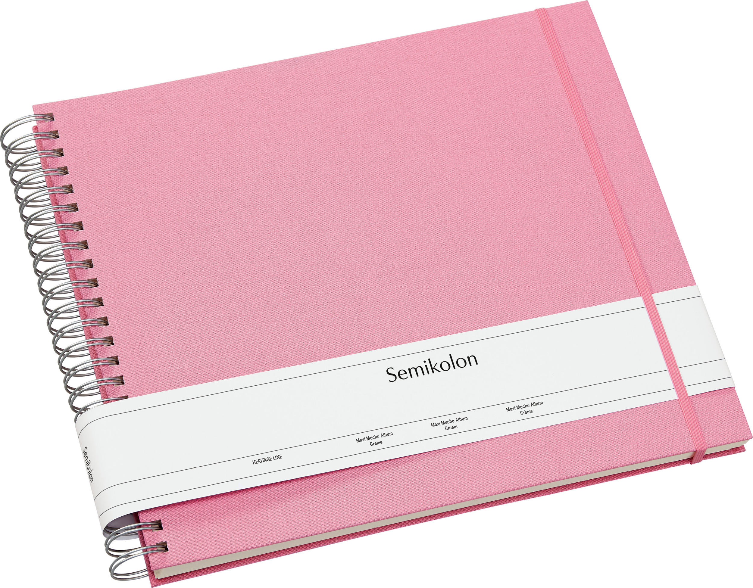 Uni Maxi Mucho Fotoalbum rosa mit weißen Karten