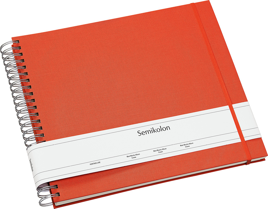 Uni Maxi Mucho Photo album orange with white card