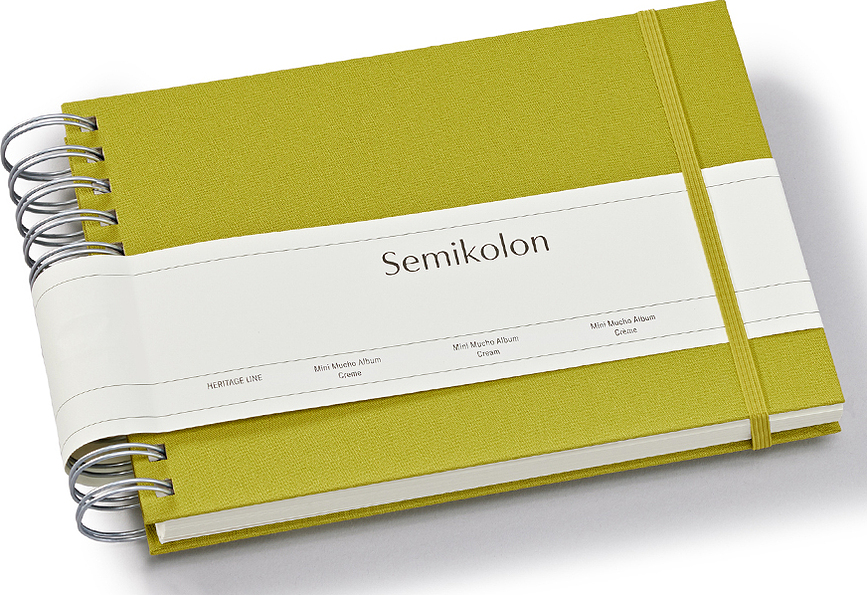 Uni Mini Mucho Album matcha zelena s bijelim stranicama