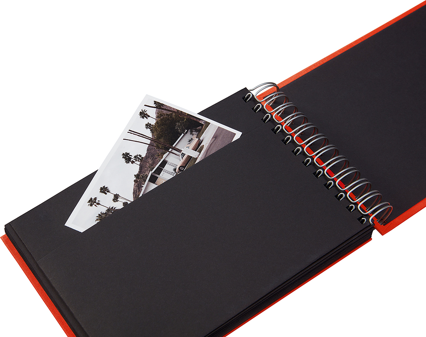 Uni Mini Mucho Album Photo, lilas, avec pages noires