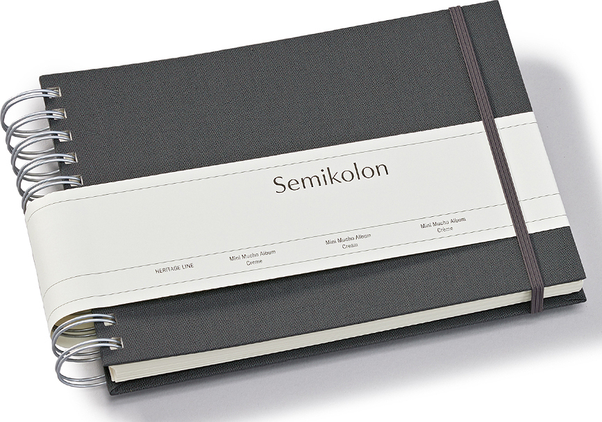 Uni Mini Mucho Album tamnosivi s bijelim stranicama