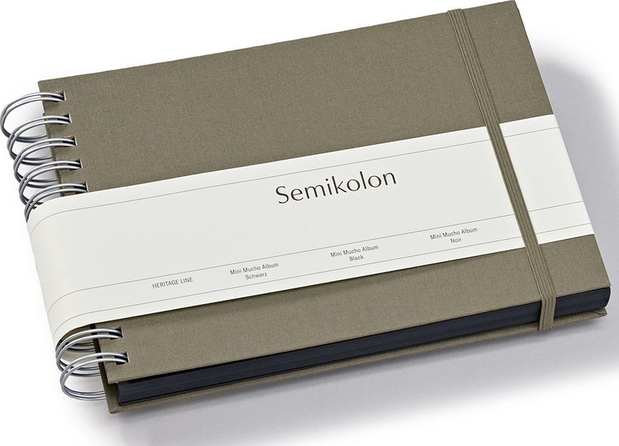 Uni Mini Mucho Album za fotografije smeđesivi s crnim stranicama