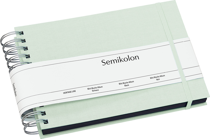 Uni Mini Mucho Άλμπουμ Φωτογραφιών, μέντας, με μαύρα φύλλα