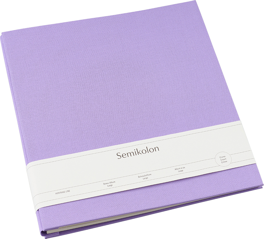 Uni Schraubalbum Fotoalbum groß, lila