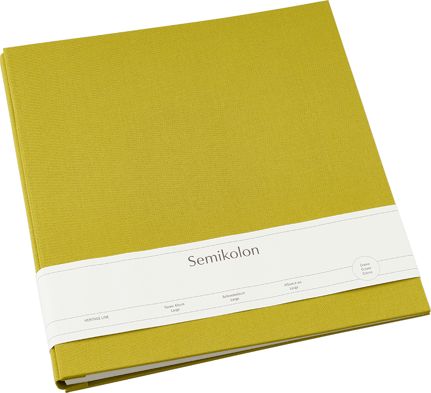 Uni Schraubalbum Fotoalbum groß, matcha-grün