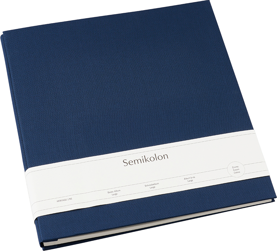Uni Schraubalbum Fotoalbum groß, meerblau
