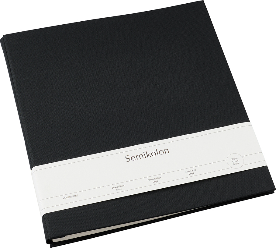 Uni Schraubalbum Fotoalbum groß, schwarz