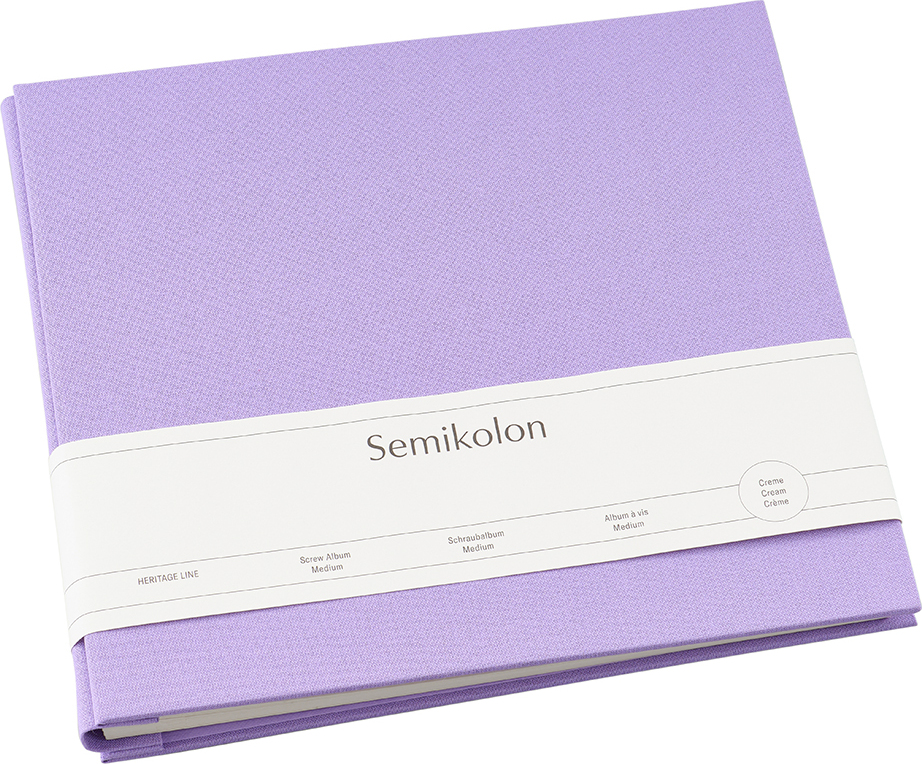 Uni Schraubalbum Fotoalbum mittel, lila