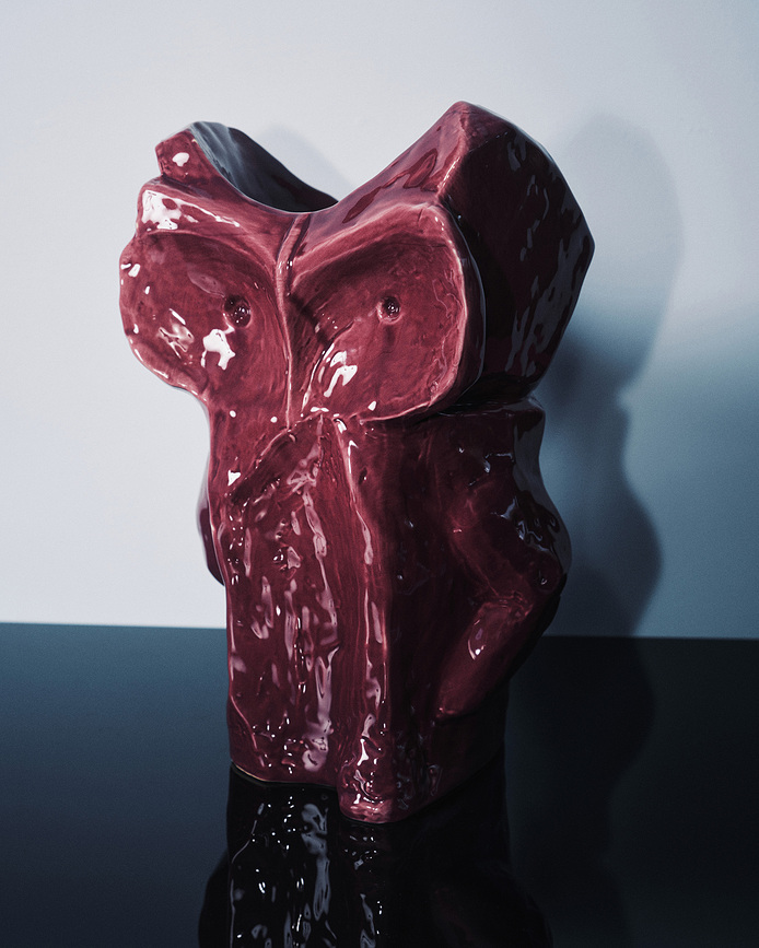 After Midnight Βάζο, 30 cm, μπλε