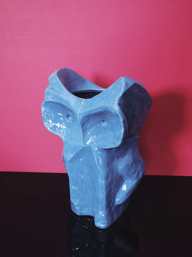 After Midnight Βάζο, 30 cm, μπλε