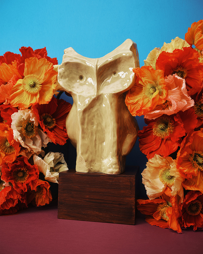 After Midnight Βάζο, 30 cm, μπλε