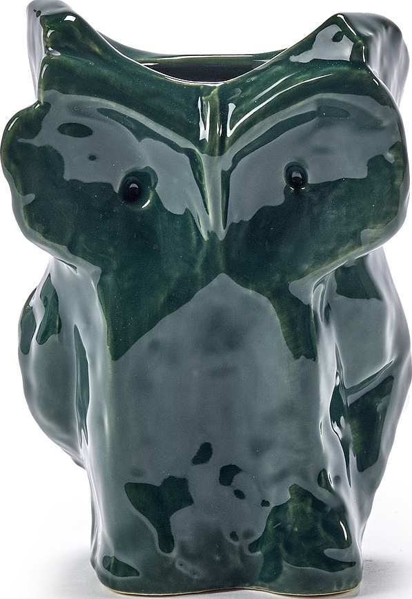 After Midnight Vase 12 cm, dark green
