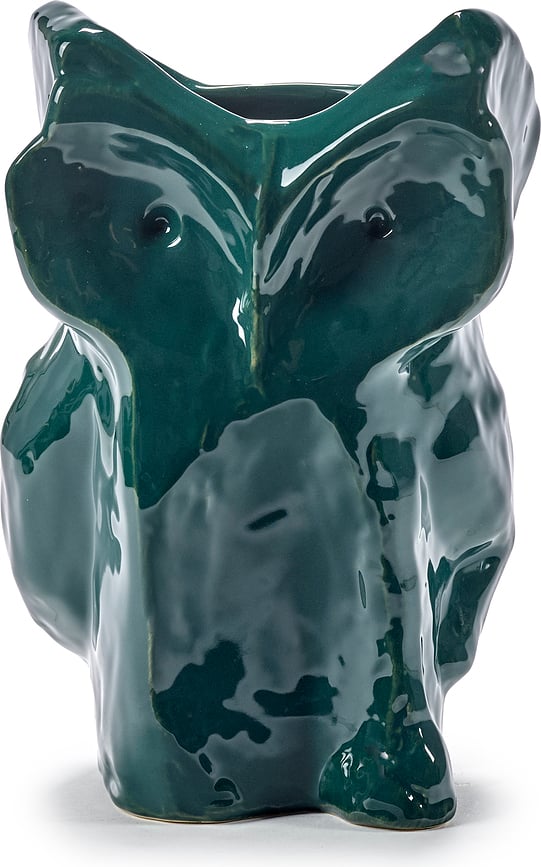 After Midnight Vase 23 cm, dark green