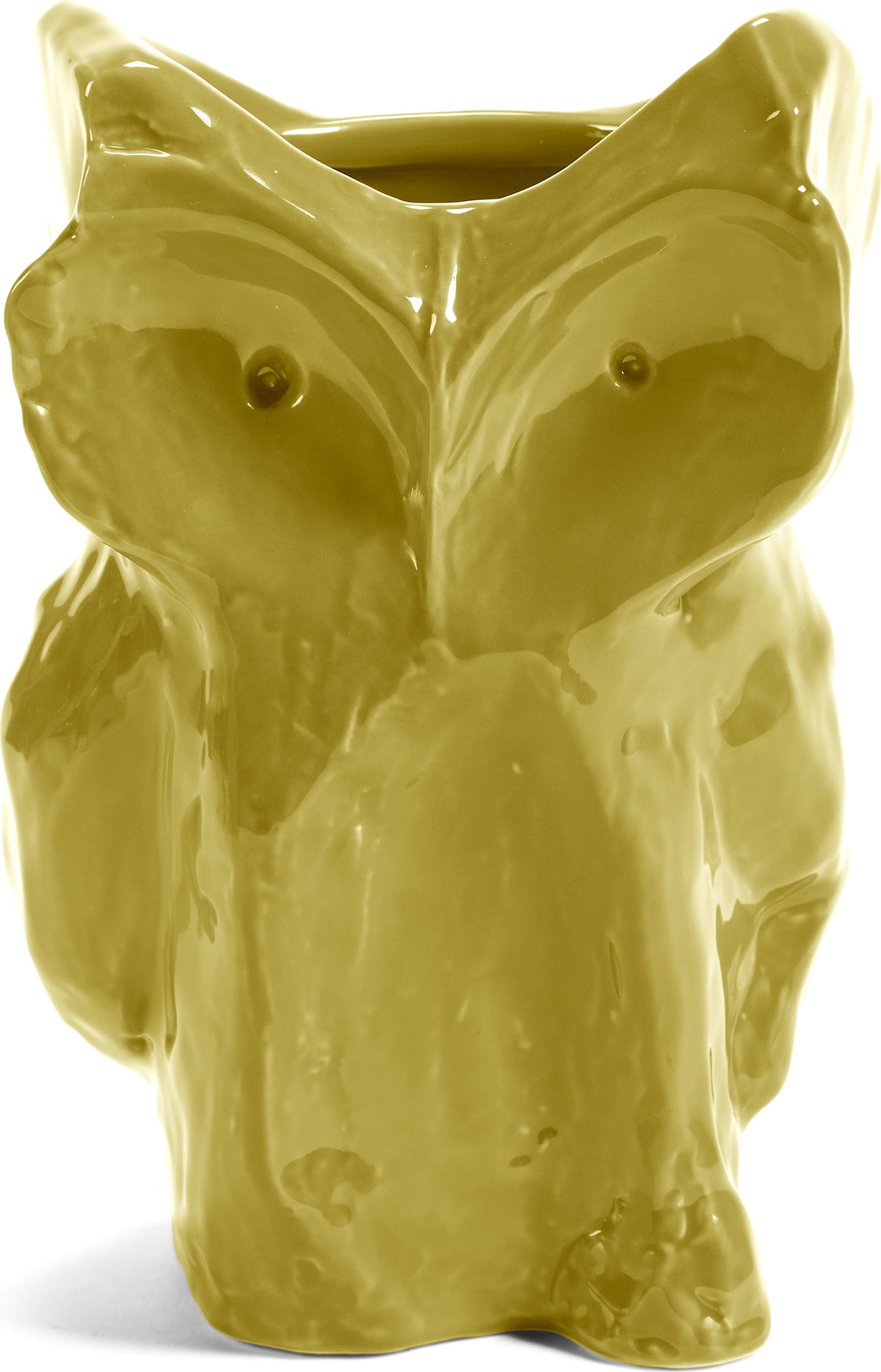 Steingutvasen After Midnight Vase 23 Cm, Gelb