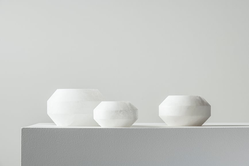 Alabaster Svijećnjak za lučice 15 cm