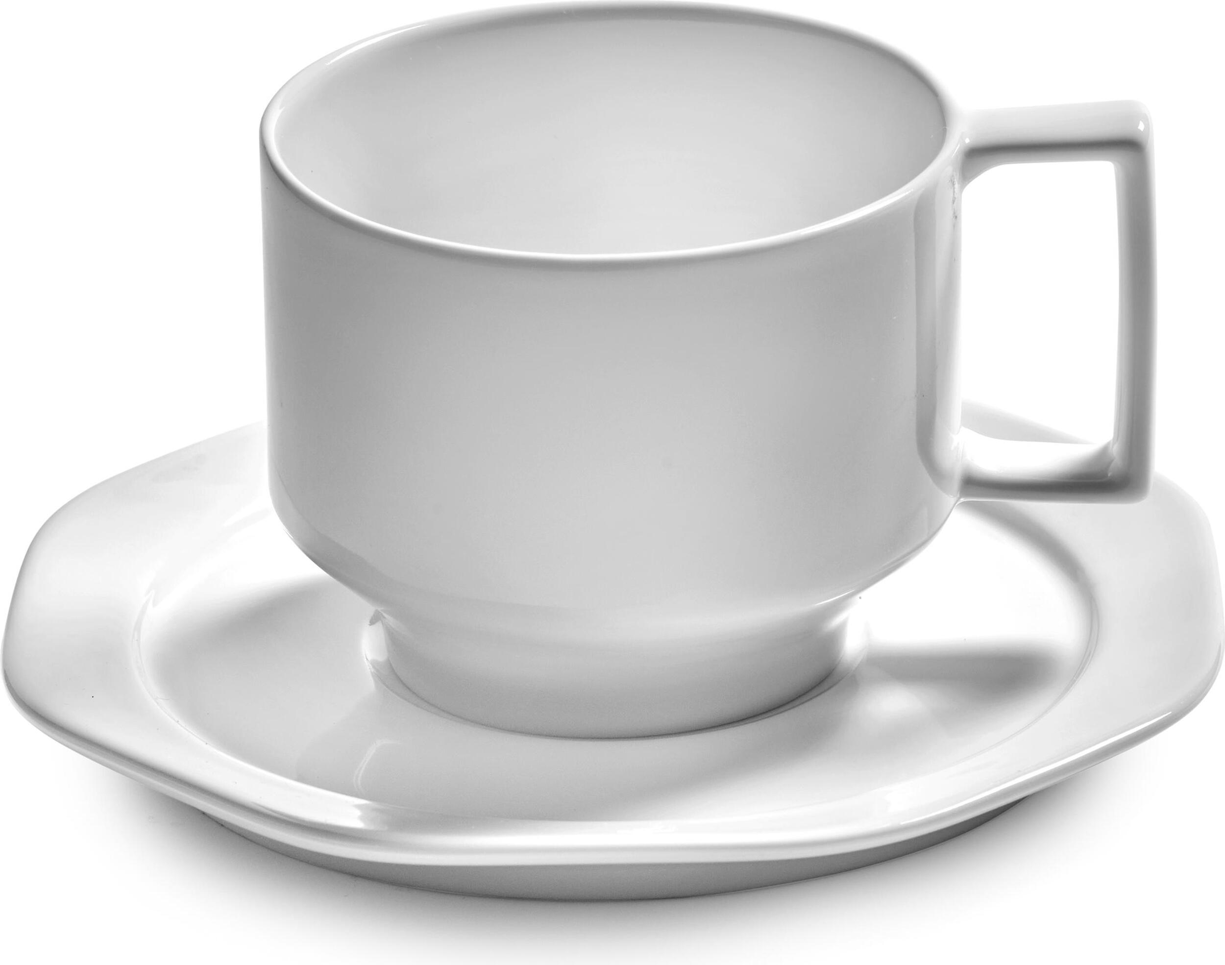Alba Kaffeetassen mit Untertassen 250 ml, 2 St.