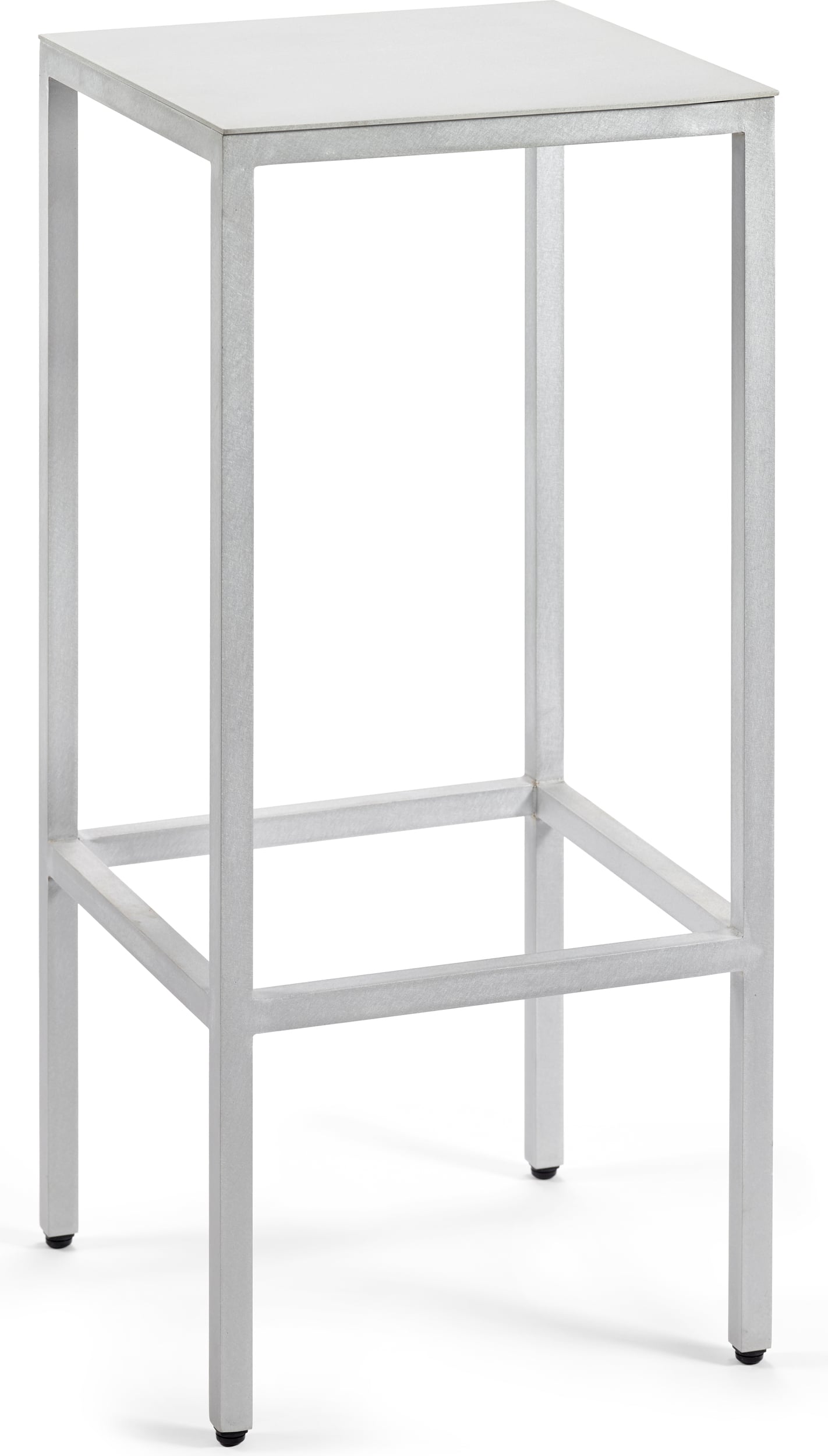 Alu Barhocker 75 cm, grau
