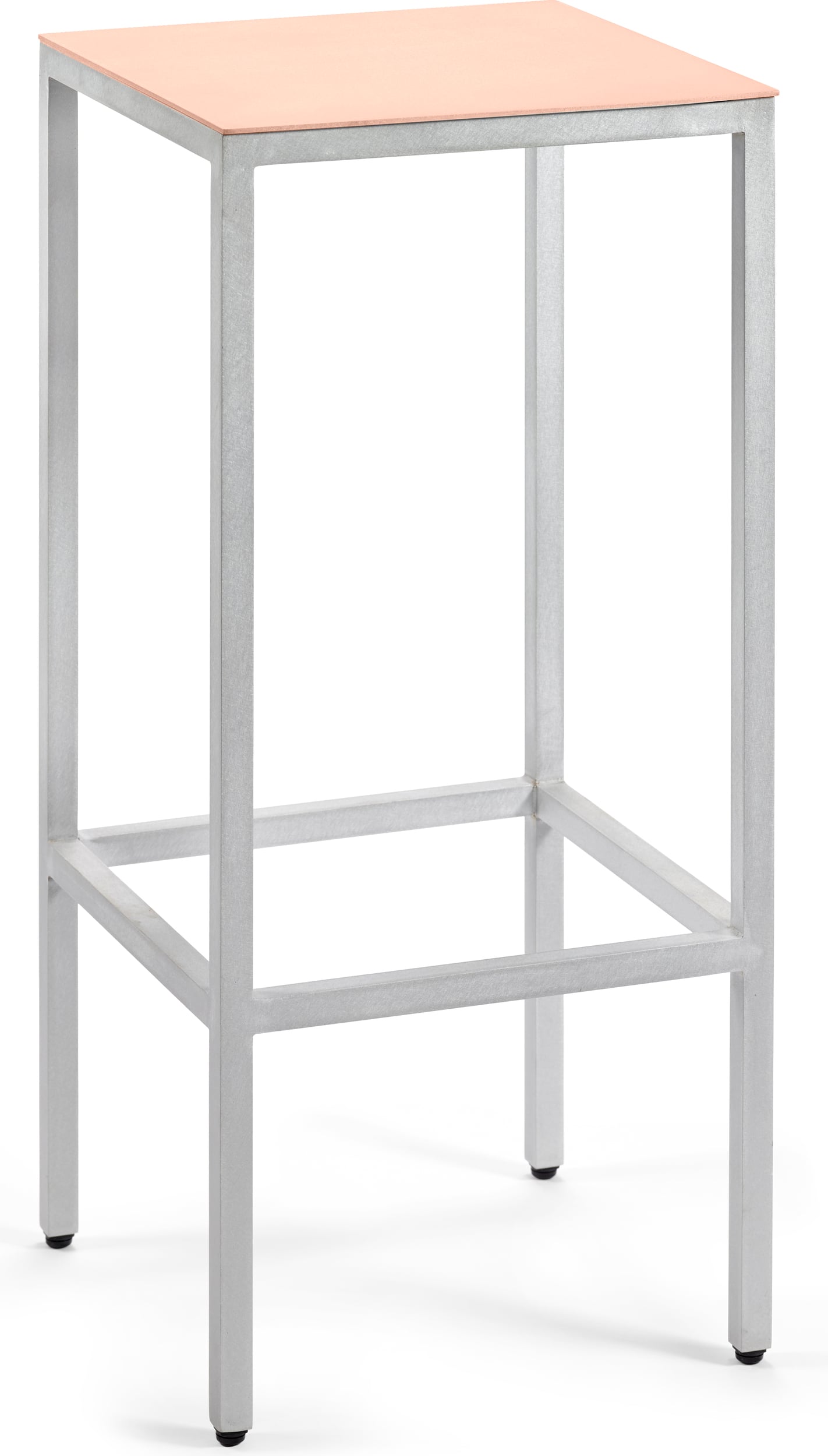 Alu Barhocker 75 cm, rosa