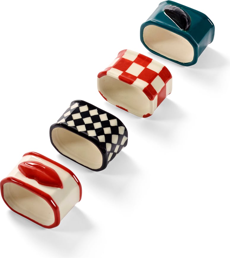 Anillos para Servilletas Les Objets Mouleversants, 4 unidades