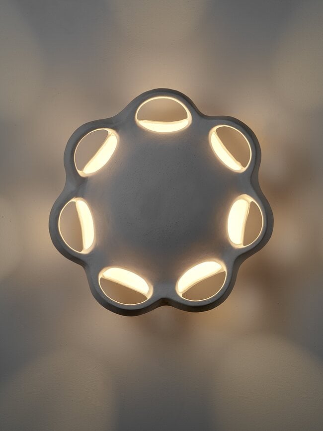 Aplique de pared Harna beige