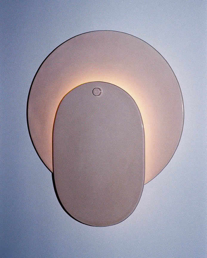 Aplique de Pared Nebula, 39,5 cm, verde oscuro